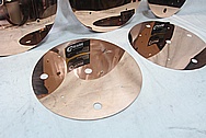 Copper Baffles AFTER Chrome-Like Metal Polishing and Buffing Services / Restoration Services