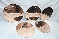 Copper Baffles AFTER Chrome-Like Metal Polishing and Buffing Services / Restoration Services