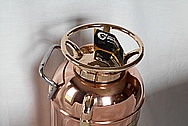 Copper Guardene Fire Extinguisher AFTER Chrome-Like Metal Polishing and Buffing Services