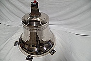 Copper Church Bell AFTER Chrome-Like Metal Polishing and Buffing Services