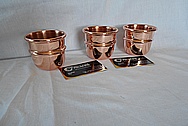 Magicians Magic Copper Cup AFTER Chrome-Like Metal Polishing and Buffing Services