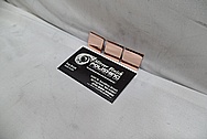 Copper Coupon Pieces AFTER Chrome-Like Metal Polishing and Buffing Services - Copper Polishing 