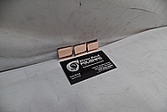 Copper Coupon Pieces AFTER Chrome-Like Metal Polishing and Buffing Services - Copper Polishing 