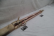 Vintage Copper Fire Extinguisher Nozzle BEFORE Chrome-Like Metal Polishing and Buffing Services - Copper Polishing