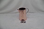 Vintage Copper Pitcher AFTER Chrome-Like Metal Polishing and Buffing Services - Copper Polishing