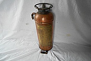 Copper Guardene Fire Extinguisher BEFORE Chrome-Like Metal Polishing and Buffing Services