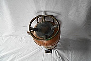 Copper Guardene Fire Extinguisher BEFORE Chrome-Like Metal Polishing and Buffing Services