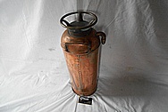 Copper Guardene Fire Extinguisher BEFORE Chrome-Like Metal Polishing and Buffing Services