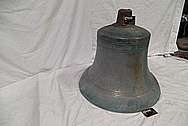 Copper Church Bell BEFORE Chrome-Like Metal Polishing and Buffing Services