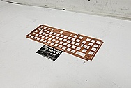 Copper Keyboard Pieces BEFORE Chrome-Like Metal Polishing and Buffing Services / Restoration Services - Copper Polishing - Keyboard Polishing