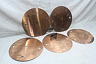 Copper Baffles BEFORE Chrome-Like Metal Polishing and Buffing Services / Restoration Services