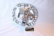 Aluminum Rear / Pumpkin Driveline Cover Piece AFTER Chrome-Like Metal Polishing and Buffing Services / Restoration Services 