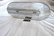 Aluminum Carb Cover Piece AFTER Chrome-Like Metal Polishing and Buffing Services / Restoration Services