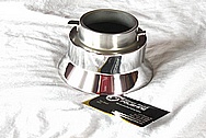 Aluminum Coffee Pot Cover Piece AFTER Chrome-Like Metal Polishing and Buffing Services / Restoration Services