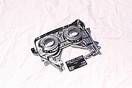 Toyota Supra Steel Backplate Cam Gear Piece AFTER Chrome-Like Metal Polishing and Buffing Services