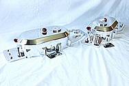 Billet Aluminum Boat Chainbox Pieces AFTER Chrome-Like Metal Polishing and Buffing Services / Restoration Services 