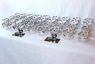 Aluminum Decorative Trophy Award Pieces AFTER Chrome-Like Metal Polishing and Buffing Services / Restoration Services 