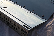 JL Audio 1000 Watt Amplifier Cover AFTER Chrome-Like Metal Polishing and Buffing Services