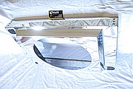 Aluminum Custom Cover Piece AFTER Chrome-Like Metal Polishing and Buffing Services