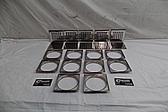 Stainless Steel Drain Cover Pieces AFTER Chrome-Like Metal Polishing and Buffing Services / Restoration Services