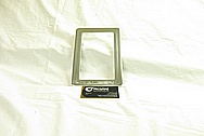 Ford Mustang Aluminum Saleen License Plate Frame / Cover Piece AFTER Chrome-Like Metal Polishing and Buffing Services