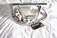 Aluminum Rear End Differential Cover Piece AFTER Chrome-Like Metal Polishing and Buffing Services