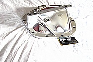 Aluminum Rear End Differential Cover Piece AFTER Chrome-Like Metal Polishing and Buffing Services