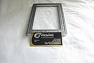 Ford Mustang Aluminum Saleen License Plate Frame / Cover Piece BEFORE Chrome-Like Metal Polishing and Buffing Services