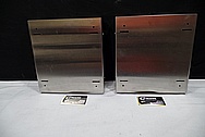 Stainless Steel Case Cover Pieces BEFORE Chrome-Like Metal Polishing and Buffing Services / Restoration Services