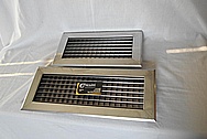 Stainless Steel Vent Covers BEFORE Chrome-Like Metal Polishing and Buffing Services / Restoration Services