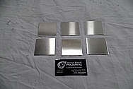 Aluminum Cover Plates BEFORE Chrome-Like Metal Polishing and Buffing Services / Restoration Services