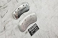 Ford Mustang Cobra Aluminum Brake Caliper Covers BEFORE Chrome-Like Metal Polishing and Buffing Services / Restoration Services - Aluminum Polishing