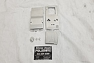 Nintendo Gameboy Aluminum Cover Pieces BEFORE Chrome-Like Metal Polishing and Buffing Services - Aluminum Polishing 