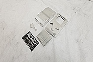 Nintendo Gameboy Aluminum Cover Pieces BEFORE Chrome-Like Metal Polishing and Buffing Services - Aluminum Polishing 
