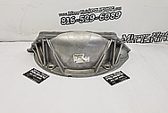 Aluminum Cover Piece BEFORE Chrome-Like Metal Polishing and Buffing Services - Aluminum Polishing 