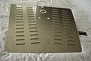 Aluminum Cover Piece BEFORE Chrome-Like Metal Polishing and Buffing Services