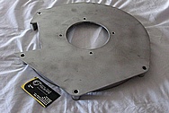 Cast Aluminum Engine / Transmission Cover Piece BEFORE Chrome-Like Metal Polishing and Buffing Services