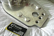 Billet Aluminum Boat Chainbox Pieces BEFORE Chrome-Like Metal Polishing and Buffing Services / Restoration Services 