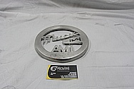 Aluminum AMI Speaker Cover BEFORE Chrome-Like Metal Polishing and Buffing Services / Restoration Services Plus Custom Painting Service 
