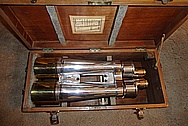 1945 Aluminum Vintage Japanese Binoculars AFTER Chrome-Like Metal Polishing and Buffing Services