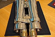 1945 Aluminum Vintage Japanese Binoculars AFTER Chrome-Like Metal Polishing and Buffing Services