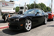 Dodge Challenger Aluminum Wheels BEFORE Chrome-Like Metal Polishing and Buffing Services