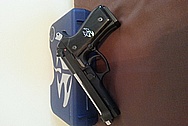 92FS Stainless Steel Handgun / Pistol AFTER Chrome-Like Metal Polishing and Buffing Services / Restoration Services 