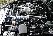 METAL POLISHING - TONYS 1995 TOYOTA SUPRA CHROME POLISHED ENGINE BAY