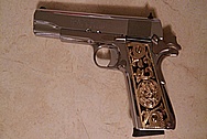 Our Customer's Stainlesss Steel Gun / Pistol AFTER Chrome-Like Metal Polishing and Buffing Services / Restoration Services