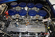 Gordon's 630HP Big Block Engine With Ford Cobra Aluminum Valve Covers AFTER Chrome-Like Metal Polishing and Buffing Services