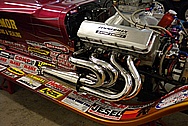 Martin Motorsports Custom Steel Headers AFTER Chrome-Like Metal Polishing and Buffing Services