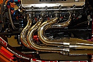 Martin Motorsports Custom Steel Headers AFTER Chrome-Like Metal Polishing and Buffing Services