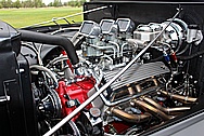 Our Customers 1956 Ford F-100 Y-Block Engine Compartment AFTER Chrome-Like Metal Polishing and Buffing Services / Restoration Services