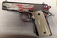 Our Customer's Colt MKIV Gun AFTER Chrome-Like Metal Polishing and Buffing Services / Restoration Services